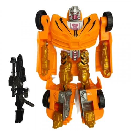 Robot Transformable Voiture avec Accessoires - Super Auto Modèle 3 en 1